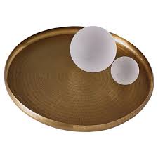 We did not find results for: Sean Modern Classic Antique Brass Metal Round Tray Small Large 12 17 W Kathy Kuo Home
