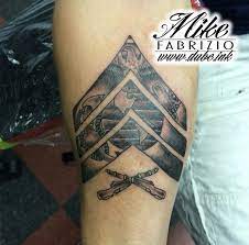 God bless his family and the families of all of our nation's fallen. Usmc Sgt Chevron Double Diamond Tattoos Double Deez Tattoos