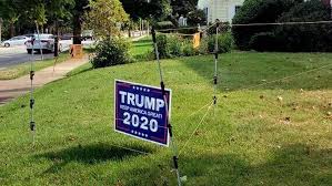 Electric fences allow you to keep animals like dogs or cattle in an enclosed space. Current Events Electric Fence Deters Trump Sign Thieves Wbma