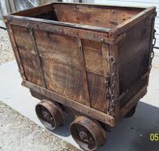 We are sharing the cutest farmhouse diy barn wood cart coffee table! 17 Mining Ideas Coal Mining Cart Coffee Table Mining