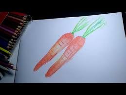 Cara Menggambar Wortel Youtube Drawings Peace Gesture Art