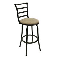Lumisource® duke adjustable swivel bar stools (set of 2) $144.99. Mainstays 29 High Back Black Metal Swivel Barstool Tan Microfiber Seat Walmart Com Walmart Com