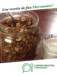 Granola Chocolat Blanc Et Noix Recette Idee Recette Thermomix Granola Thermomix Recette