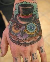 Clock tattoos owl tattoos clock and rose tattoo owl coloring pages. 61 Wonderful Owl Tattoos On Hand