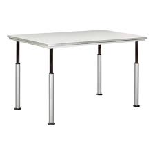 Accessible and versatile, the diversified woodcrafts adjustable height table is perfect in the classroom or the office. Diversified Woodcrafts Adjustable Height Art Table At School Outfitters