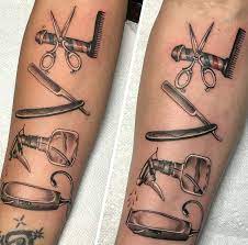 By — brian cornwell for a sharpened sense of stylish wit, today's men are pursuing the extraordinary symbolism contained by scissor tattoos. Barber Tattoo Done By Matt Barber Tattoo Weird Tattoos Tattoos