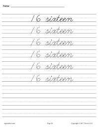Cursive Handwriting Number Tracing Worksheets 1 20 Handwriting Worksheets Cursive Handwriting Handwriting Analysis