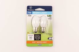 Westinghouse Non Dimmable Frosted 0 75w C7 Night Light Led Bulb Enclosed Rated 0 75c7 Led F Cb 27 2cd Bulbs Com