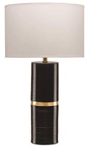 The Column Of The Enzo Table Lamp By Currey And Company Is Encircled With Striations Pressed Into The Porcelain That Give It A Textu Table Lamp Lamp Desk Lamps