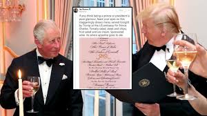 Trump UK visit: President and Prince ...