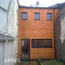 Surelevation Maison Nantes Extension Bois Nantes Urban Confort Veranda Bois Surelevation Bois Bardage Bois