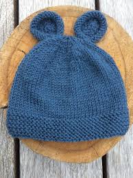 Maybe you would like to learn more about one of these? Hand Knitted Nz Merino Bear Beanie Size Baby Felt