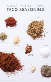 Homemade Taco Seasoning Homemade Tacos Taco Seasoning Homemade Taco Seasoning
