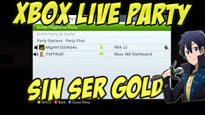 Sirve para xbox 360 y xbox one. Truco Xbox Live Party Sin Ser Gold Mas Jugar Juego En Linea Youtube