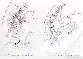Defining Scale Using Mountains Fantastic Maps Fantasy Map Fantasy Map Making Mountain Drawing