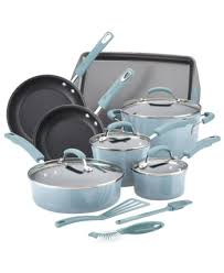 Rachael Ray 14 Pc Nonstick Cookware Set Created For Macy S Reviews Cookware Sets Macy S Cookware Set Nonstick Cookware Cookware Sets
