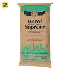 Tired of battling weeds every spring? WOW! Supreme Pre-Emergent Weed  Control & Lawn Fertilizer (https://bit.ly/459vJGY) stops them before they  start—naturally! Made with corn gluten, it feeds your lawn while preventing  weeds!