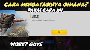 Cara mengatasi gagal redeem atau kode tidak valid‼️ garena free fire. Cara Mengatasi Akses Token Tidak Valid Harap Relogin Work Youtube