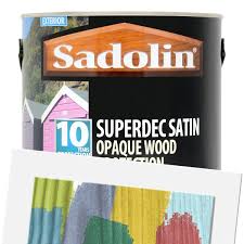 sadolin superdec opaque wood protection satin tinted 2 5l