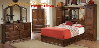 Queen size wall unit bedroom set. Specials Up To 50 Off Portland Oak Furniture Warehouseusa Furntiure Leather Your Amish Connection