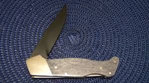 Start with 200 grit and work your way up to 1500 grit. Boker Ceramic Solingen Germany Tree Brand Bone Lockback Knife Nib