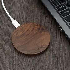 Wooden Wireless Charger Pad Default Title Wireless Charger Wireless Charging Pad Wireless Battery Charger