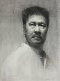 Portrait of a Man by Erica Norelius