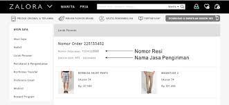 Cek Resi Zalora Cepat Dan Mudah 2021 Cekresi Com