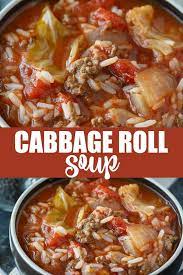 Cabbage Roll Soup Recipe Recipe Cabbage Roll Soup Easy Soup Recipes Easy Soups