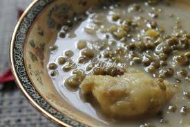 Biasanya bubur kacang hijau memiliki cita rasa yang manis dan gurih. Bubur Kacang Hijau Dengan Durian Untuk Hidangan Petang Azie Kitchen