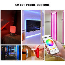 Sanwo Wifi Led Lights Strip Kit Wireless Remote Controller 24v Power Adapter 32 8ft 600leds 5050 Rgb Waterpr Dinning Room Decor Led Light Strips Strip Lighting