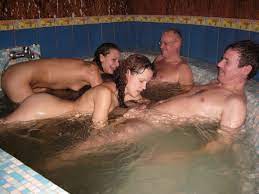 Hot tub blow jobs