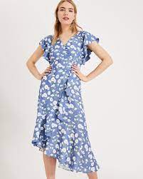 1930s Day Dresses Afternoon Dresses History Phase Eight Veronica Ditsy Flower Dress 140 00 At Vintagedancer Com Printed Wrap Dresses Dresses Wrap Dress