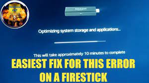 Optimizing System Storage And Applications Easy Fix On Firestick Youtube