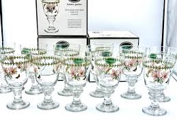 Portmeirion Botanic Garden Vintage Drinking Glasses Twelve Etsy Botanical Gardens Botanical Lily Flower