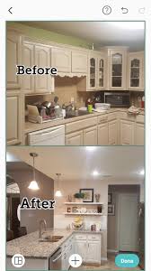 Removal Of Wall Between Kitchen And Living Room Painted Cabinets And New Sink And Faucet Open Floor Plan Kitchen Kitchen Remodel Simple Kitchen Design