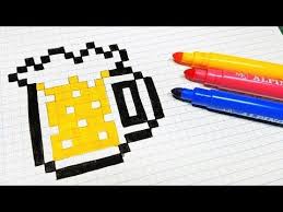Hello Pixel Art Youtube Pixel Art Graph Paper Drawings Minecraft Pixel Art