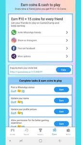 Verificado para instalar de forma segura. Gamechamp App Refer And Earn Rs 10 Referral Code Download Apk