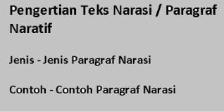 Pengertian dari paragraf naratif dan deskriptif secara singkat dan jelas disertai perbedaan dan paragraf naratif dana deskriptif. Paragraf Narasi Penjelasan Ciri Ciri Dan Beberapa Contohnya