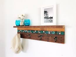 Australian Up Cycled Handmade Mosaic Timber Coat Rack With Etsy Handmade Mosaic Diy Coat Rack Timber