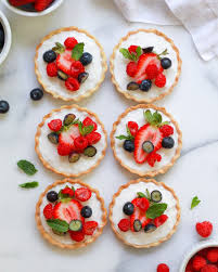 Vegan Mini Fruit Tarts With Custard Recipe Fruit Tart Mini Fruit Tarts Custard Ingredients