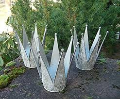 3er Antik Dekokronen Eisen Garten Gartendeko In 2020 Garten Deko Pflanzen Garten