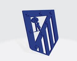 Real betis real madrid c.f. Stl Datei Atletico De Madrid Shield Stl Herunterladen 3d Drucker Vorlage Cults