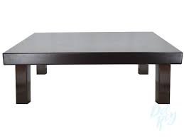 Ottilie square leather coffee table. Refined Wood Coffee Table 48 X 48 18 High The Party Rentals Resource Company
