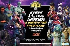 Fortnite Battle Royale Invitation Anniversaire 123cartes Invitation Anniversaire Invitation Anniversaire Garcon Carte Invitation Anniversaire