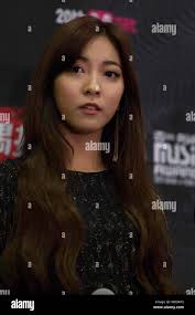 Park Sun-young, better known by her stage name Luna, of South Korean boy  group f(x) attends a press conference for the 2015 Mnet Asian Music Awards  (M Stock Photo