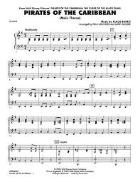 Piano Sheet Music For Pirates Of The Caribbean Theme Song Grade 3 Google Search Partituras De Piano Pinte