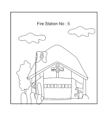 Fire station for kids coloring pages are a fun way for kids of all ages to develop creativity, focus, motor skills and color recognition. Online Coloring Pages Coloring Page Fire Station Fire Download Print Coloring Page
