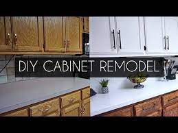 How much does cabinet refinishing cost? Diy How To Paint Cabinets Without Sanding Vlog Youtube