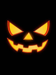 Scary pumpkin, jack lantern, pumpkin halloween, red candles on a black background, halloween theme, pumpkin killer. Scary Halloween Horror Pumpkin Face Poster By Philipp Rietz